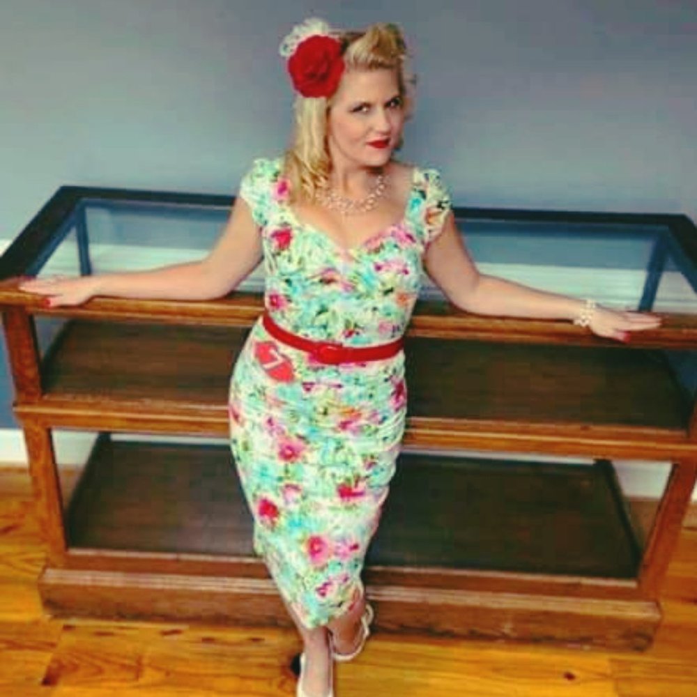 Stop Staring Pinup Dress